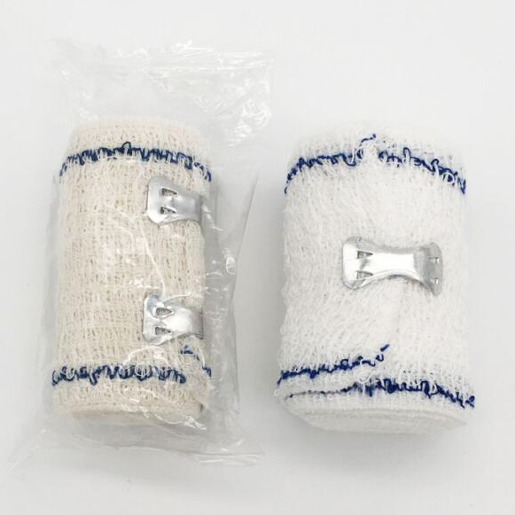Different Types of Medical Cotton Elastic Crepe Bandage with CE and FDA