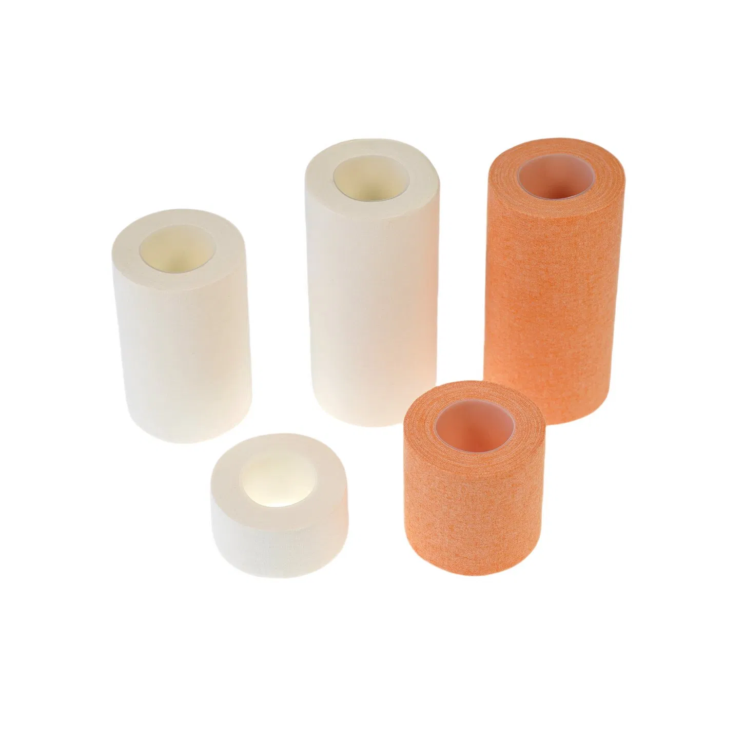 Medmount Medical/Sports/Surgical White/Skin Color Adhesive 100% Cotton Fabric Zinc Oxide Plaster Roll with PE Tin Package