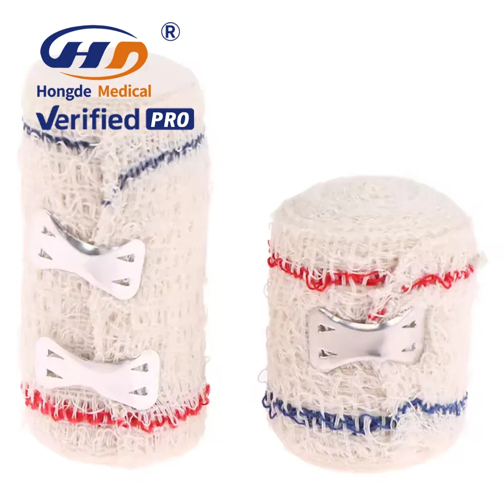 Elastic Crepe Bandage Cotton and Spandex Material for Medical Use