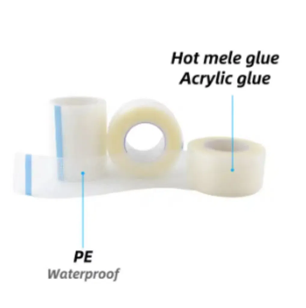 Wholesale Medical Easy Tear Waterproof Silicone Micropore Adhesive Transparent Surgical PE Tape with Plastic Tin