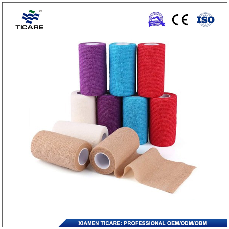 First Aid Medical Cohesive Bandage Self Adhesive Wrap Elastic Self-Adherent Bandage