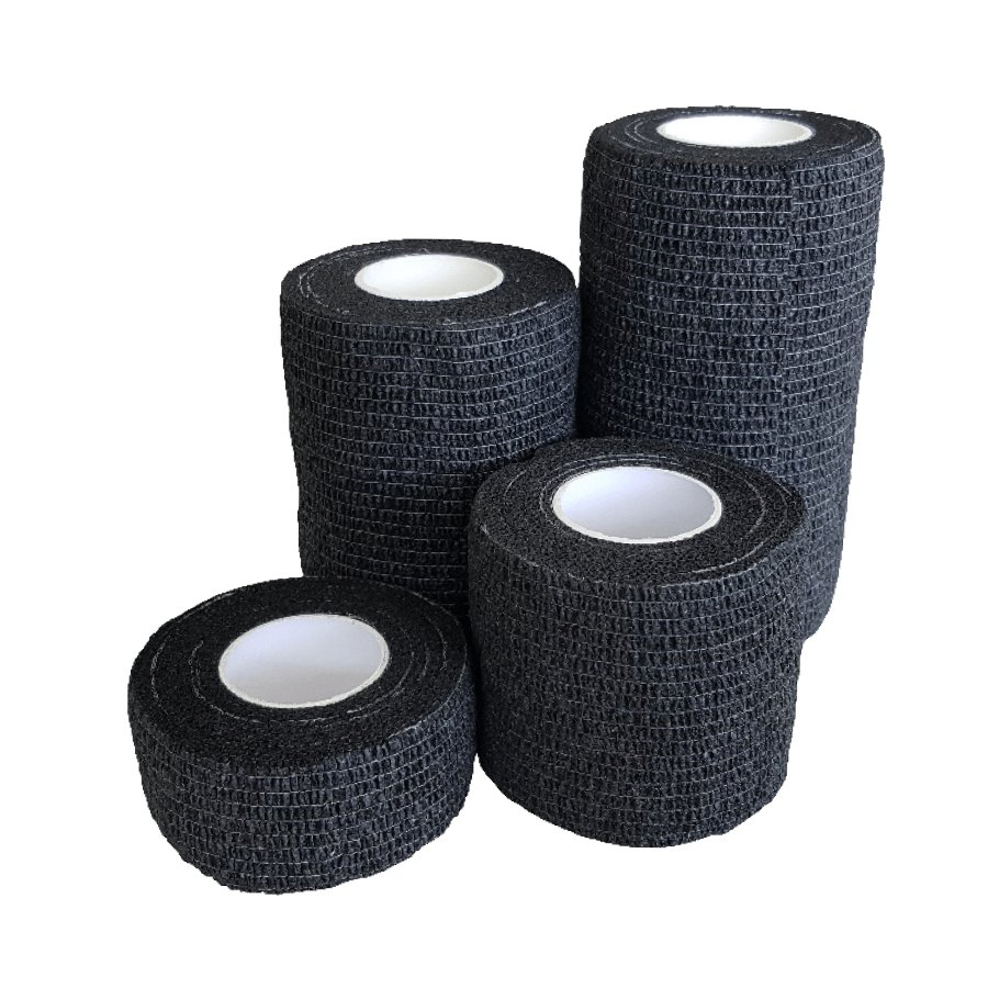 2" Wide X 5 Yards Tattoo Grip Tape Non-Woven Self-Adherent Cohesive Bandage for Tattoo Medical Use, Sports