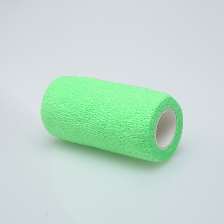 Approved CE ISO Breathable Cohesive Bandage Wrap Rolls Elastic Self-Adherent Tape for Stretch Athletic Wrist