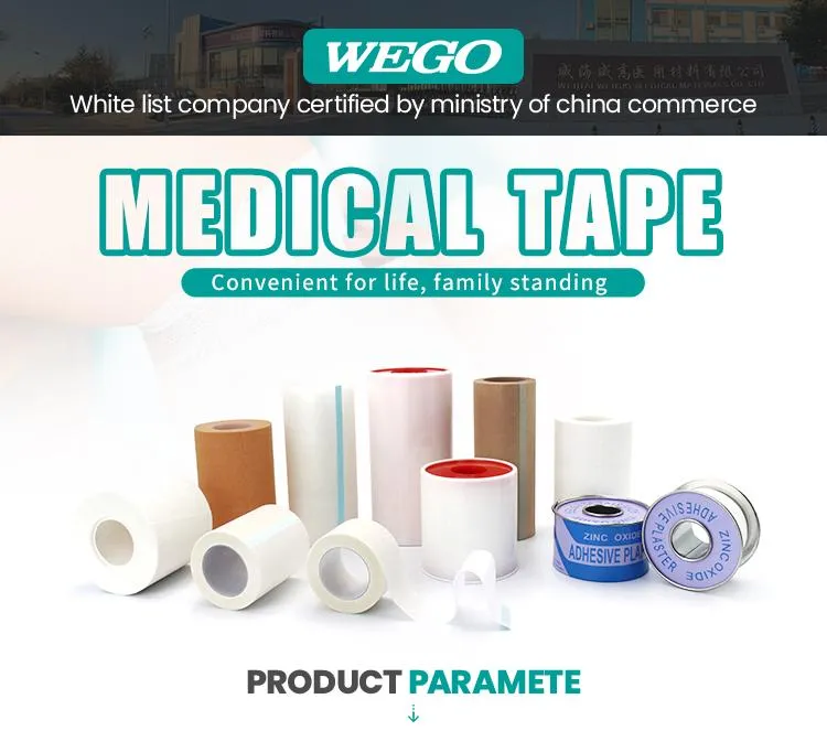 Surgical Non-Woven Paper Adhesive Microporous Tape