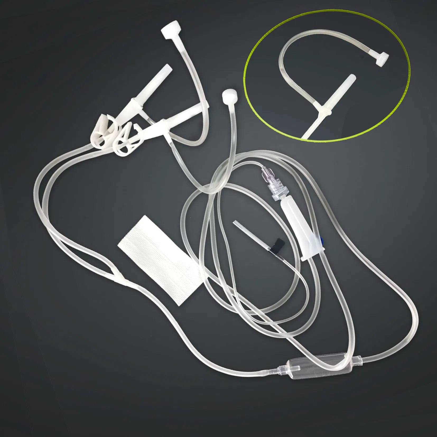 Cheap Price Medical Disposable IV Infusion Set with with Infusion Patch