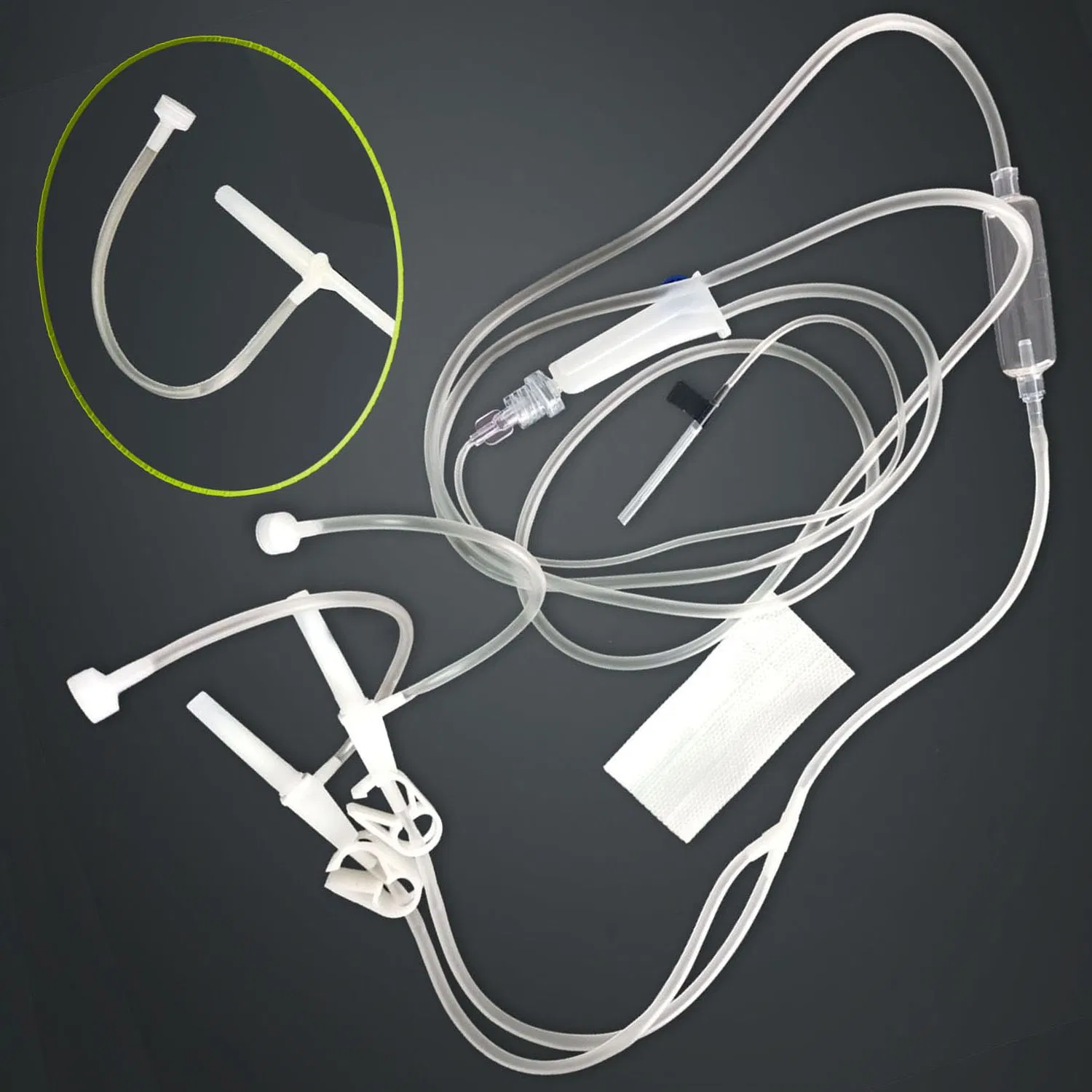 Wholesale Sterile Medical Disposable IV Infusion Set with Infusion Patch