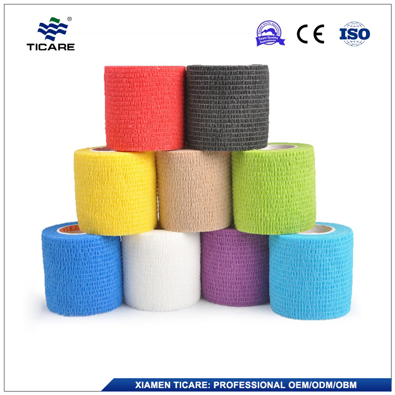 First Aid Medical Cohesive Bandage Self Adhesive Wrap Elastic Self-Adherent Bandage