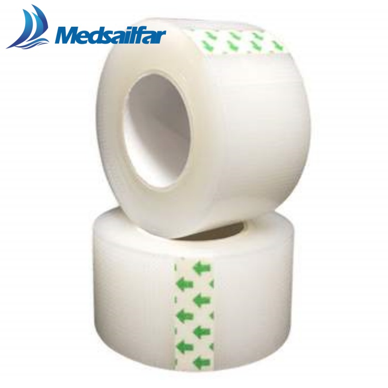 Medical Supply PE Surgical Transparent Breathable Plaster Medicinal Tape