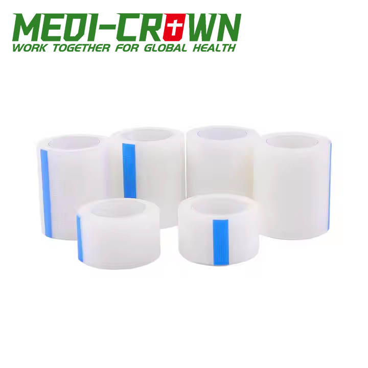 Direct Manufacture Medical Adhesive Tape/ Surgical Transparent Tape Roll/PE Tape Roll