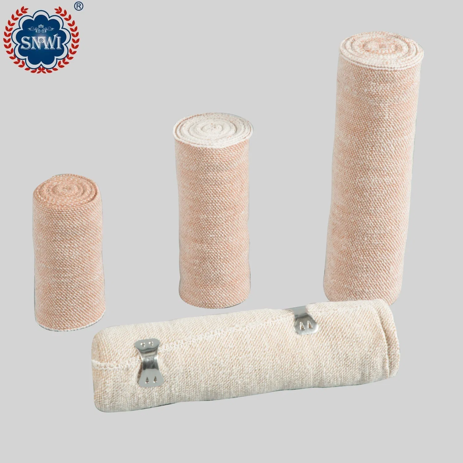High Quality Medical Disposable Surgical Dressing 80%Cotton 20% Spandex Fabric Elastic Crepe Bandage