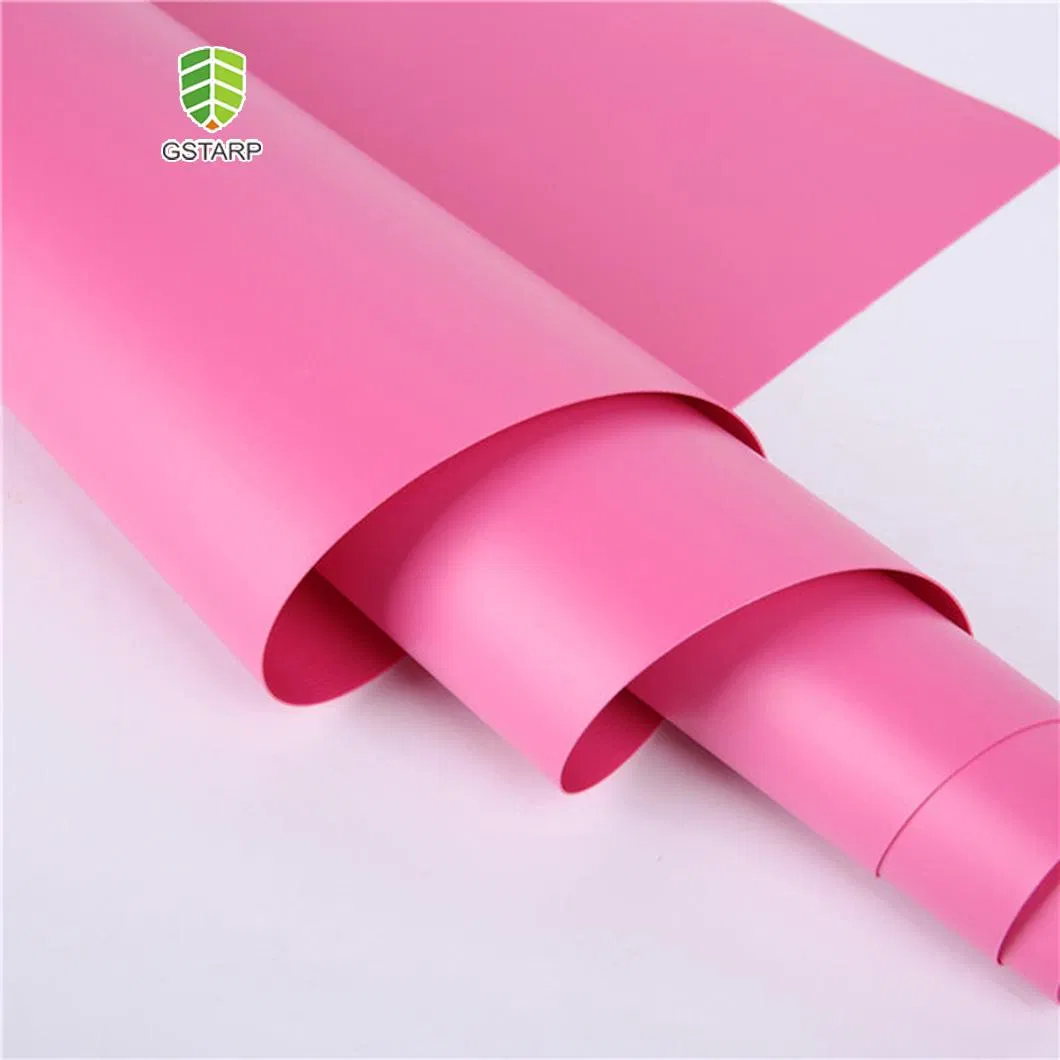 Waterproof High Strength Polyester Plastic Canvas Tent Bag Material 18oz Vinyl PVC Tarpaulin for Roof Trailer Truck Cover PVC Tarpaulin Infusion Bag 0.7/0.9/1.2