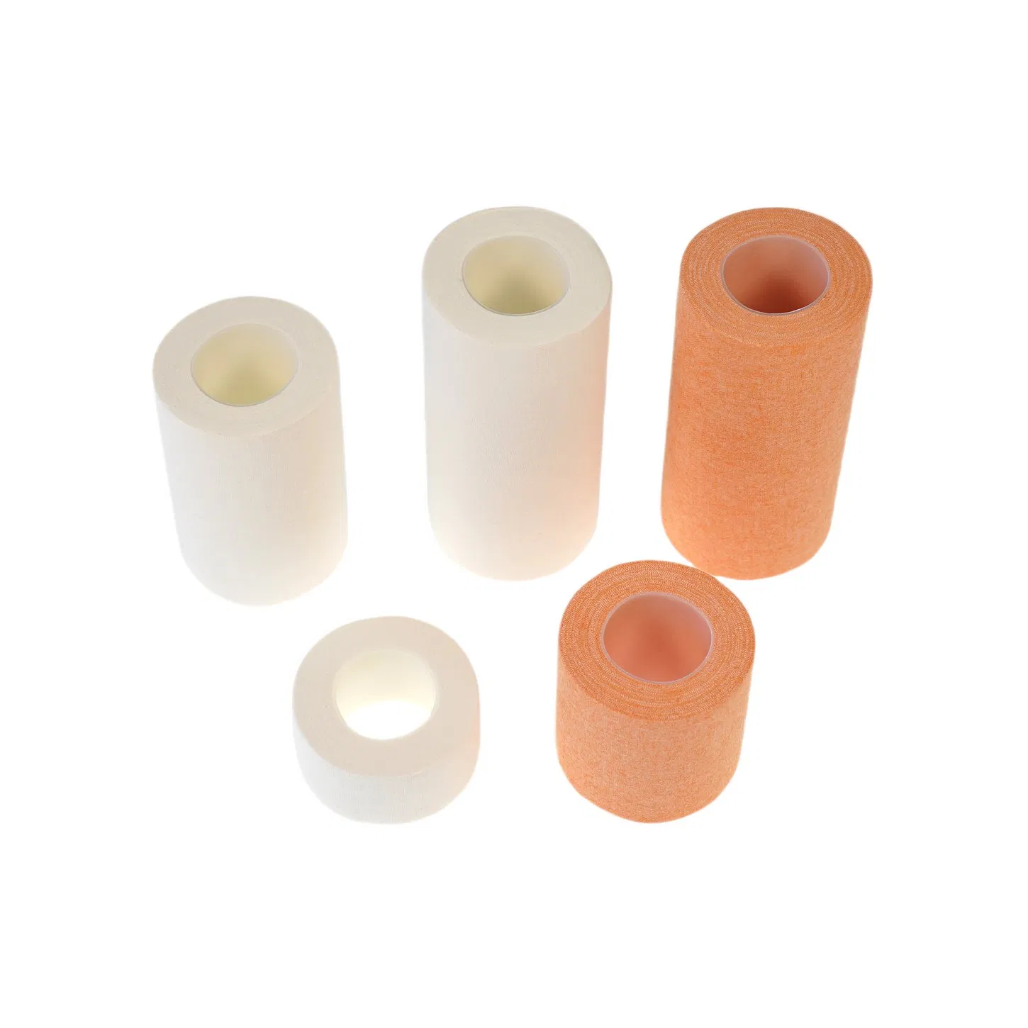 Medmount Medical/Sports/Surgical White/Skin Color Adhesive 100% Cotton Fabric Zinc Oxide Plaster Roll with PE Tin Package