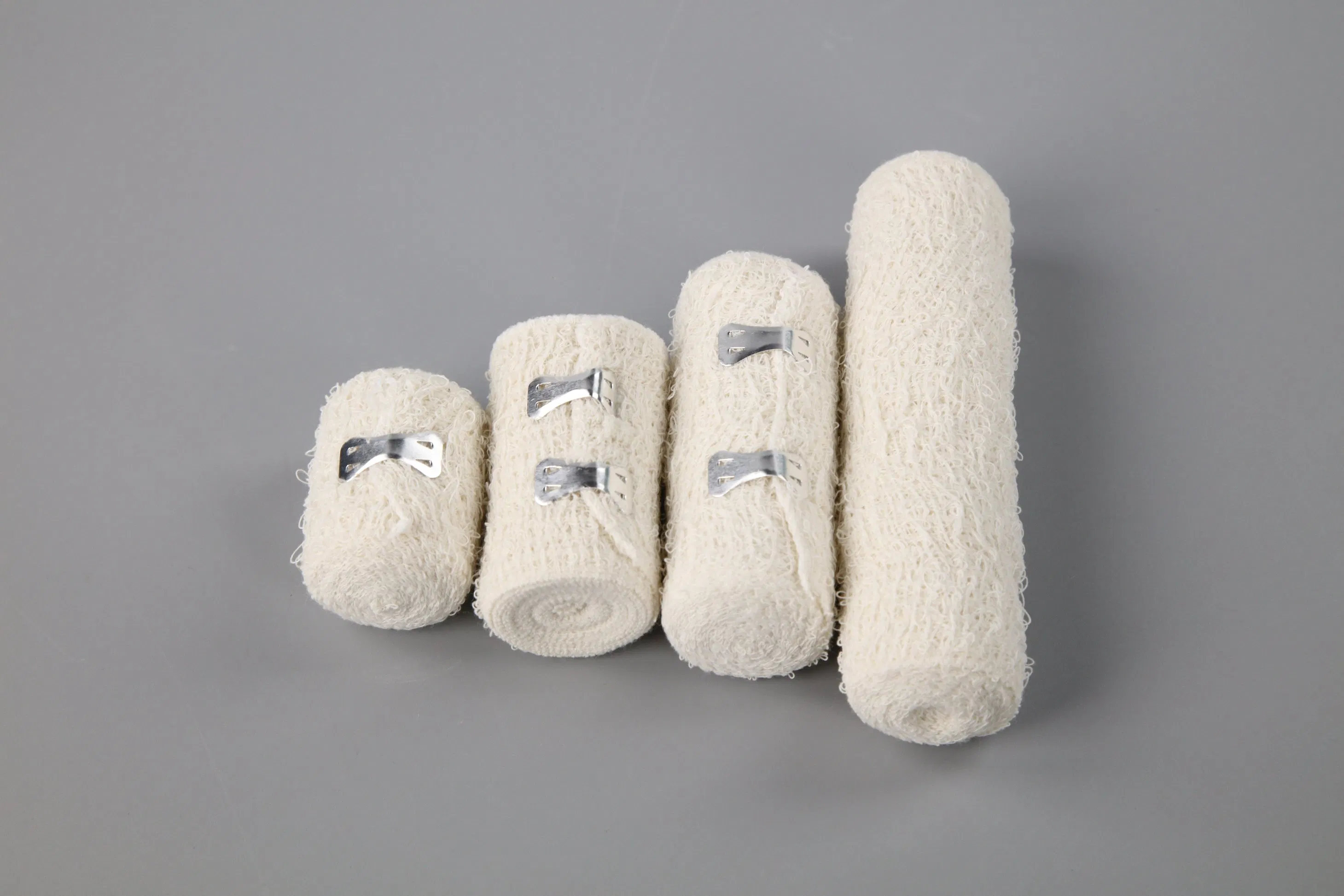 TPS Apostille CE Certification Cotton Crepe Bandage Elastic Bandage Wrap+ Clips Strong Compression Bandage Wrap