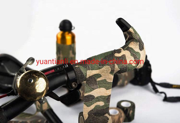 Non Woven Waterproof Camo Vet Wrap Self-Adherent Cohesive Tape Bandage Elastic Compression Manufacturer