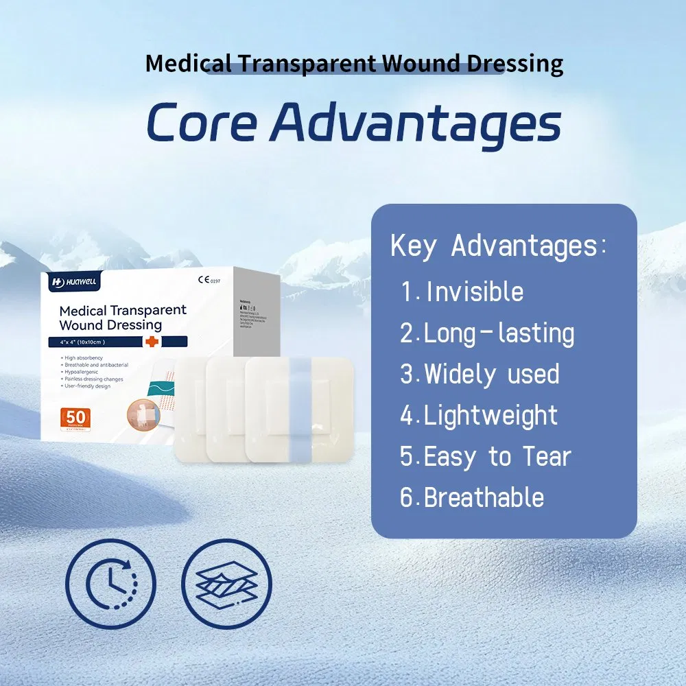 IV Site Transparent Dressing Sterile Breathable Waterproof Patch