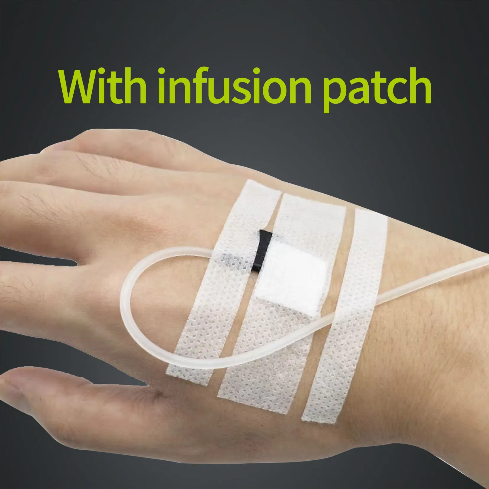Wholesale Sterile Medical Disposable IV Infusion Set with Infusion Patch