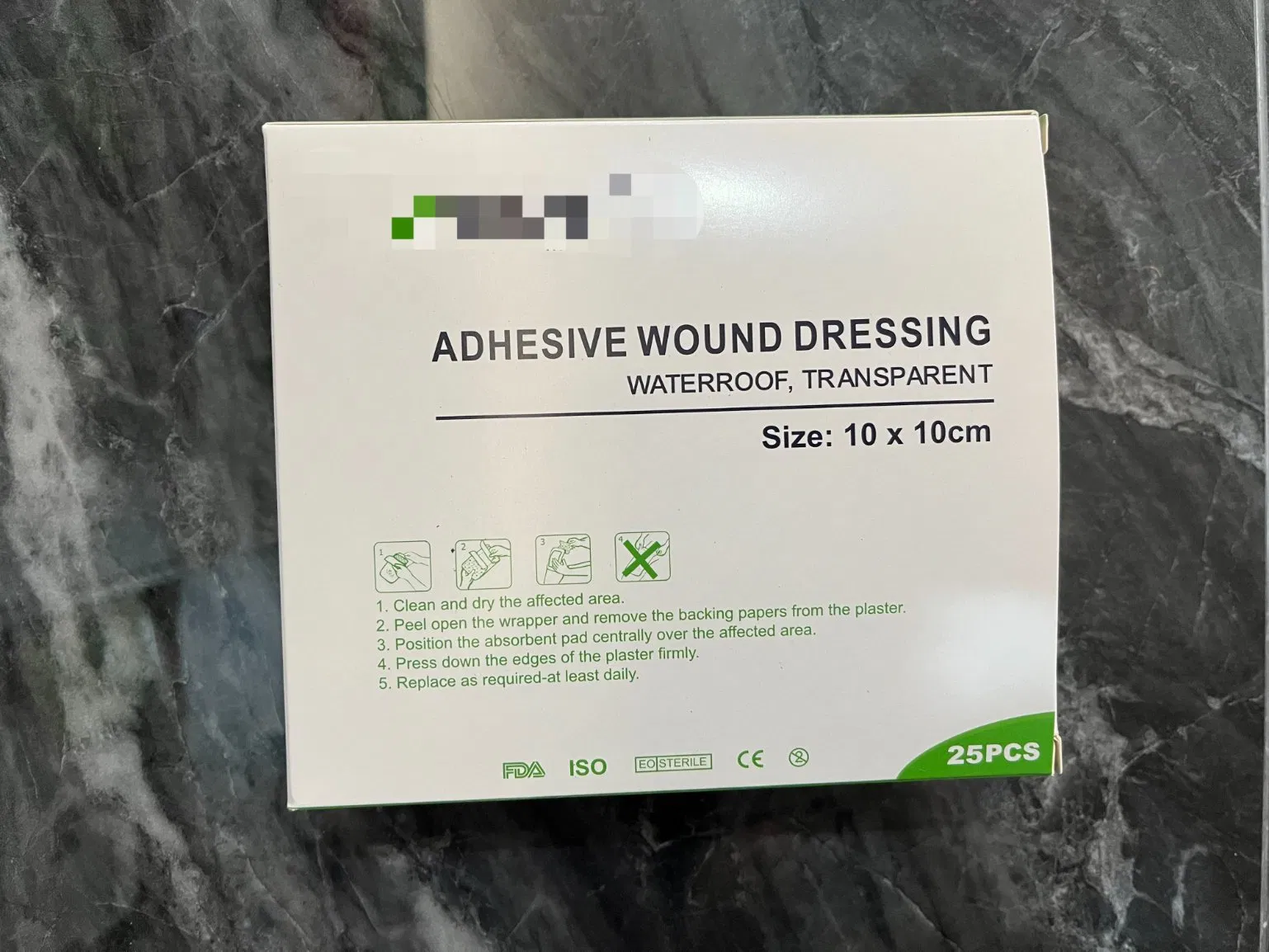 TPS Transparent Film Dressing- Waterproof Wound Bandage Adhesive Patches, Post Surgical Shower or IV Shield, Tattoo Aftercare Bandage