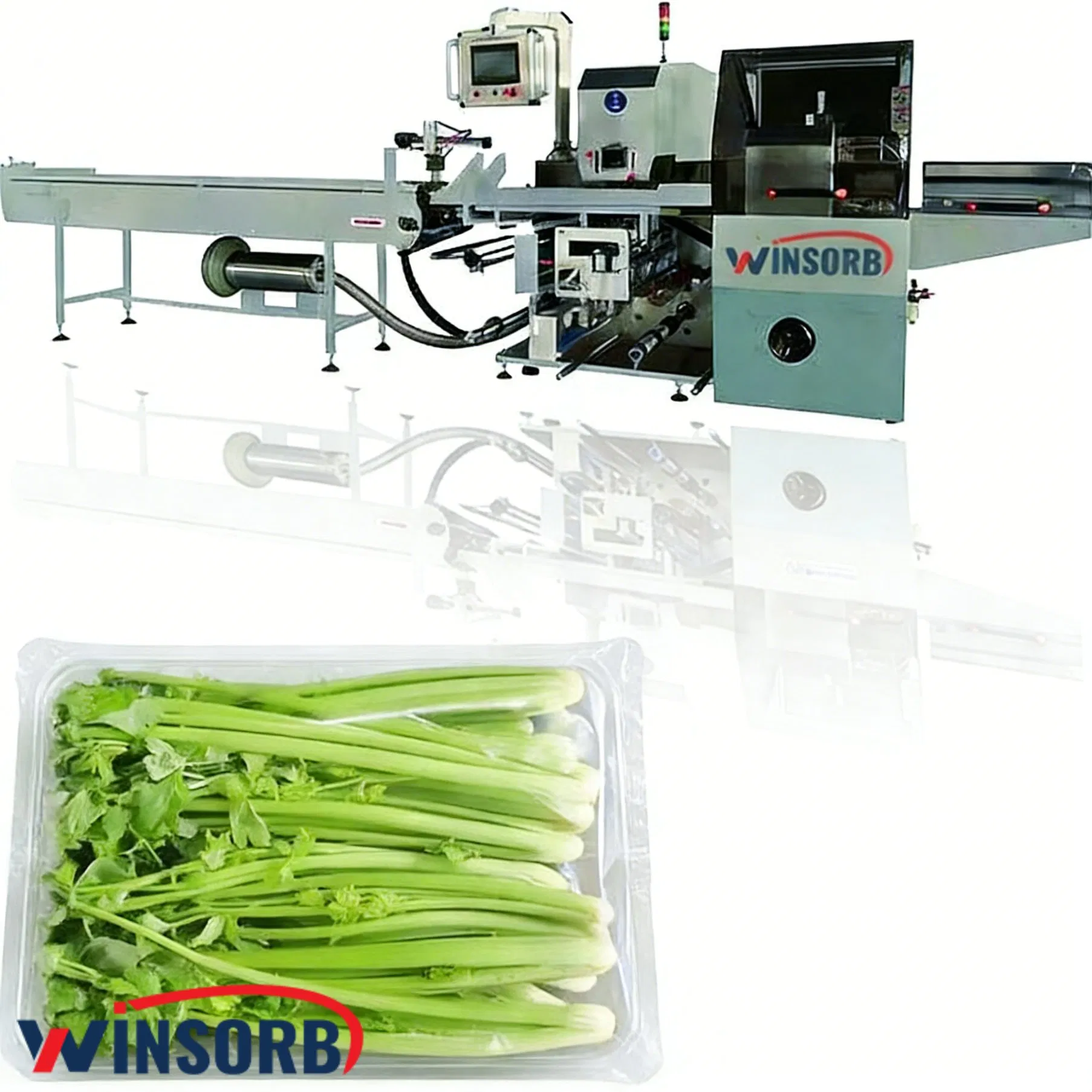 Wide Application for Greens Wba-V720 Automatic Box Motion Pillow Packaging Machine