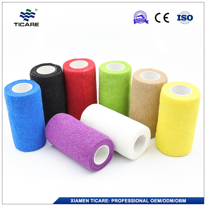 First Aid Medical Cohesive Bandage Self Adhesive Wrap Elastic Self-Adherent Bandage