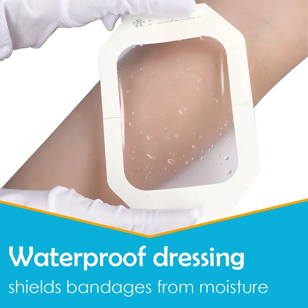 Waterproof Transparent Film Dressing Shower Shield and Wound Bandage Patch IV Dressing