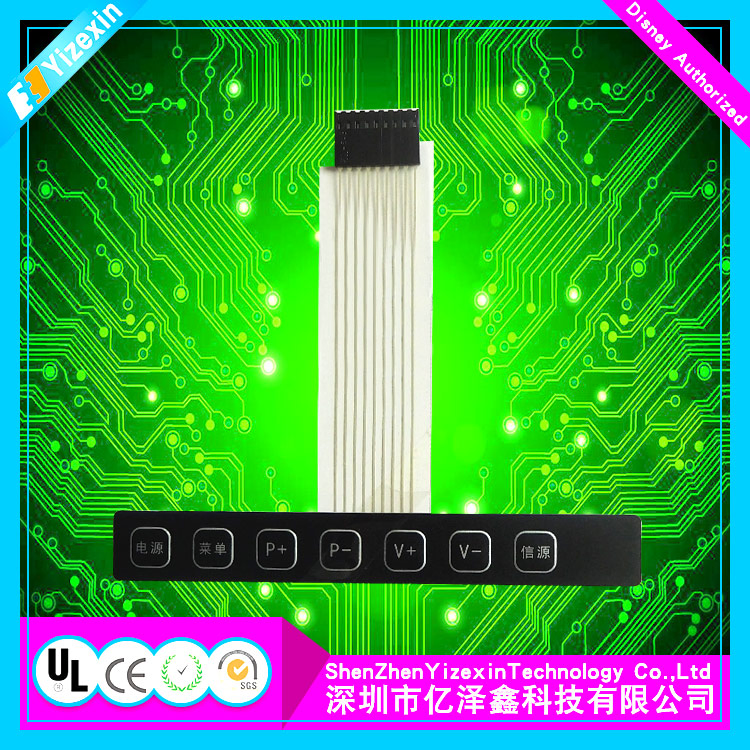 Infusion Pump Membrane Switch with CCC