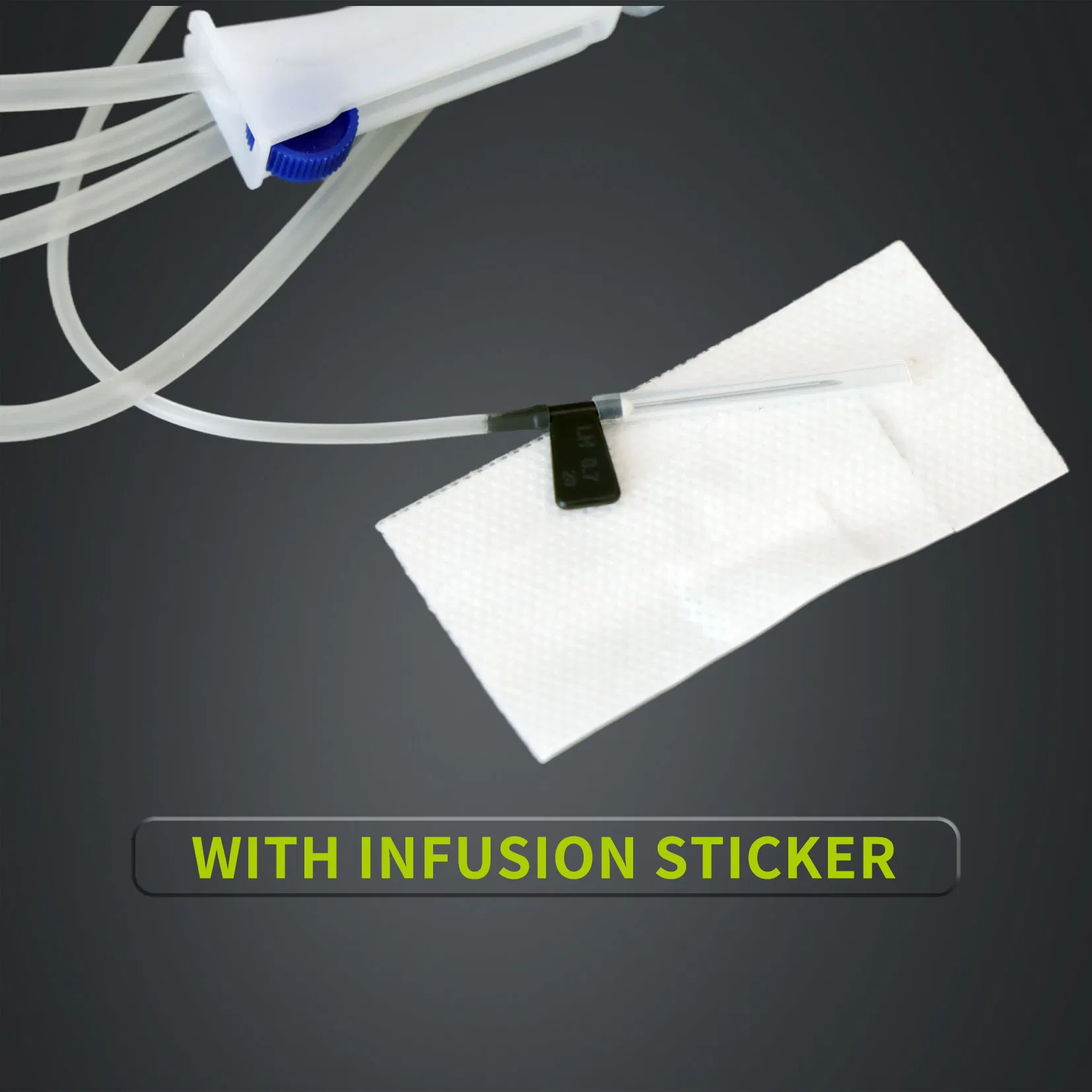 Medical Products Disposable IV Infusion Set with Needle and Infusion Patch