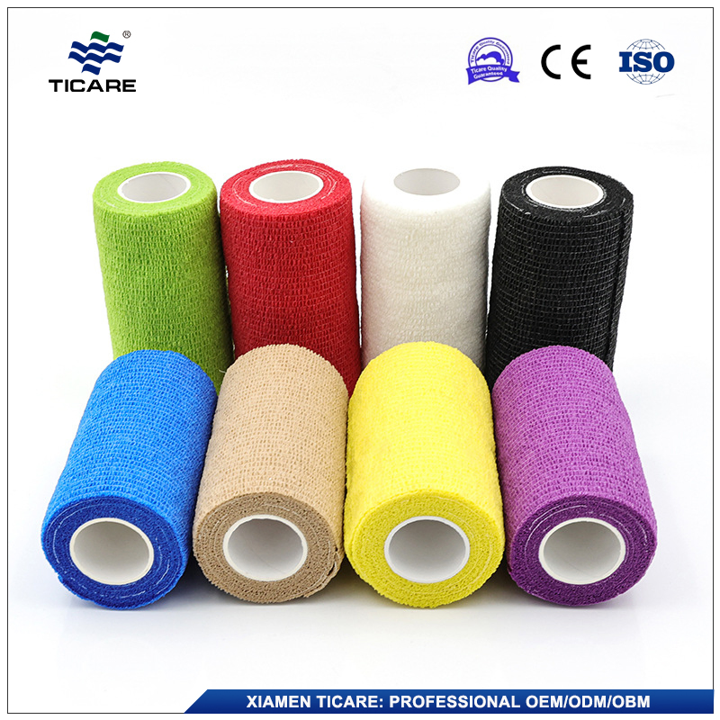 First Aid Medical Cohesive Bandage Self Adhesive Wrap Elastic Self-Adherent Bandage