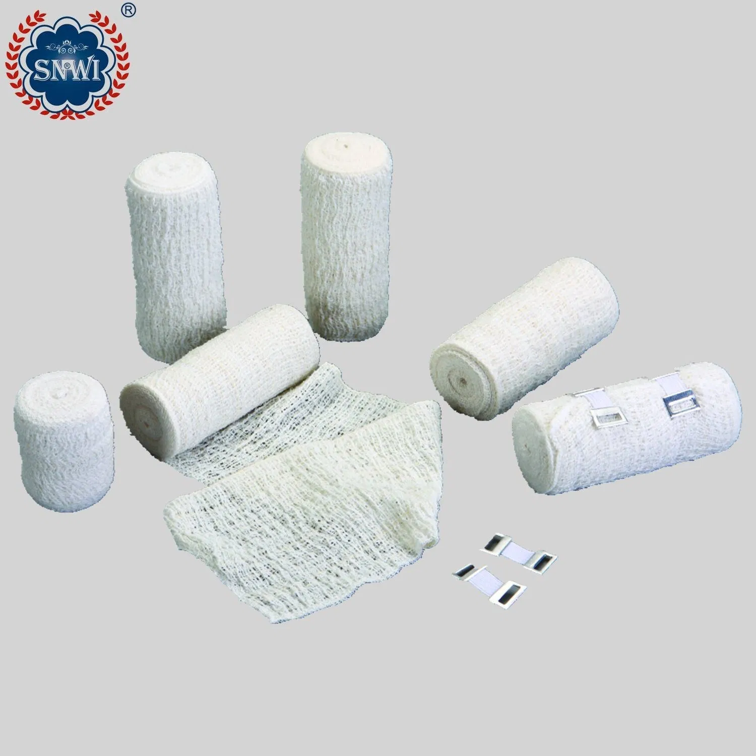 High Quality Medical Disposable Surgical Dressing 80%Cotton 20% Spandex Fabric Elastic Crepe Bandage