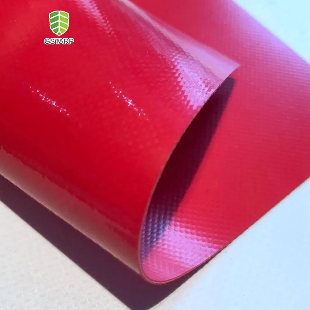 Waterproof High Strength Polyester Plastic Canvas Tent Bag Material 18oz Vinyl PVC Tarpaulin for Roof Trailer Truck Cover PVC Tarpaulin Infusion Bag 0.7/0.9/1.2