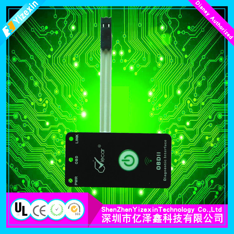 Infusion Pump Membrane Switch with CCC