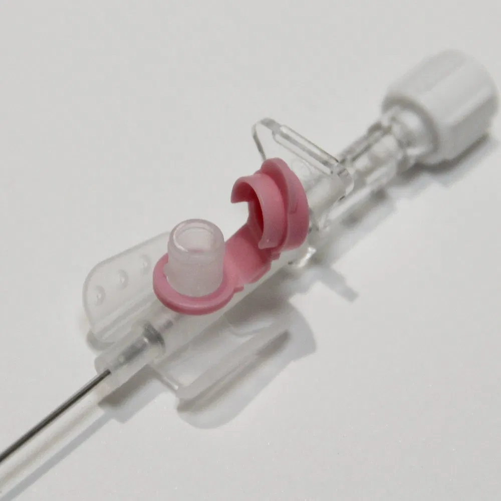 Disposable IV Cannula with Side Injection Port, Kink Resistant Flexible Catheter for Clinical Infusion Therapy