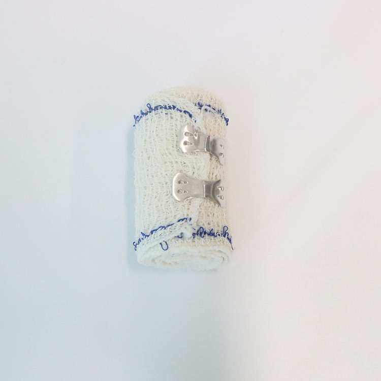 Hot Sale CE Approved Elastic Bandage Cotton Elastic Crepe Bandage with Elastic Band Clip Cotton Crepe Bandage