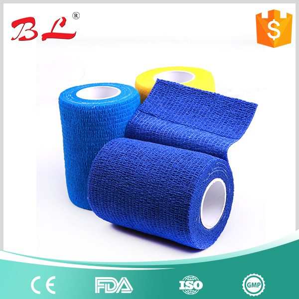 2"X5yd Tan Flesh Cohesive Bandage Self Adherent Elastic Wrap Latex