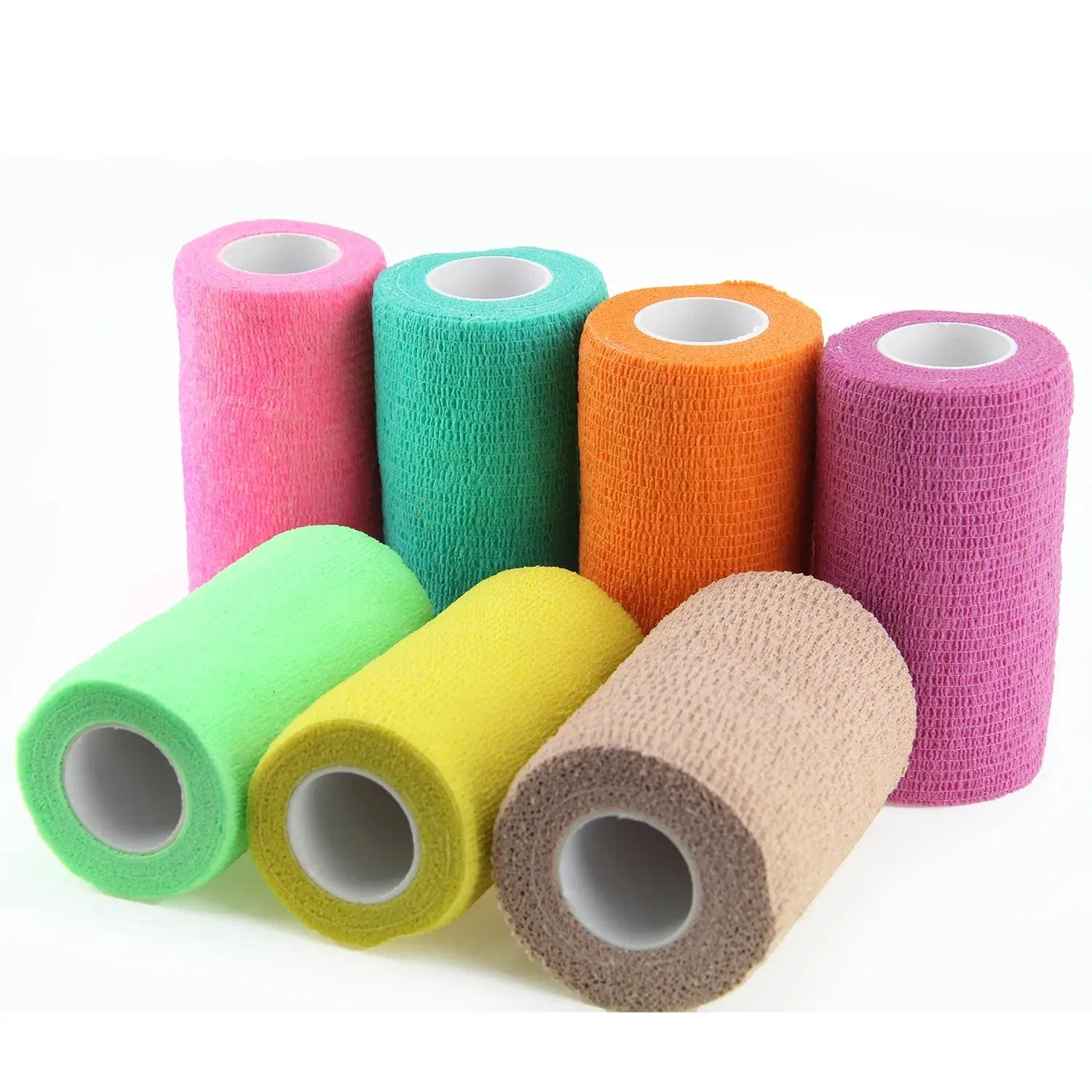 5cm Non-Woven Wrap Animal Self Adhesive Adherent Vet Cotton Dog Pet Self-Adhesive Elastic Cohesive Bandage
