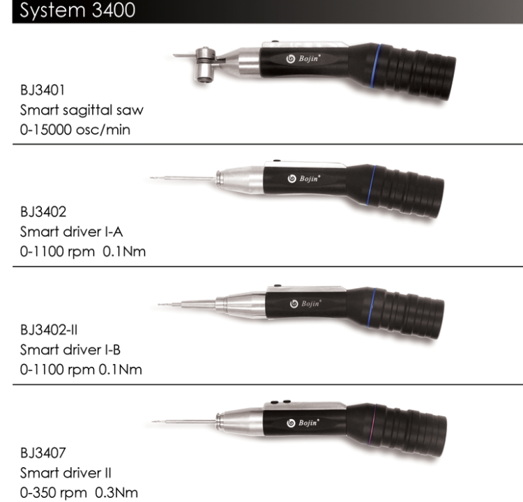 Bojin BJ3407-IV Pen-Type Power Tool Smart Driver - Precision Electric Screwdriver for Maxillofacial Surgery