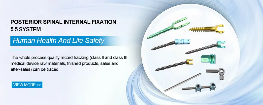 Titanium Spine Pedicle Screw Domino Connector