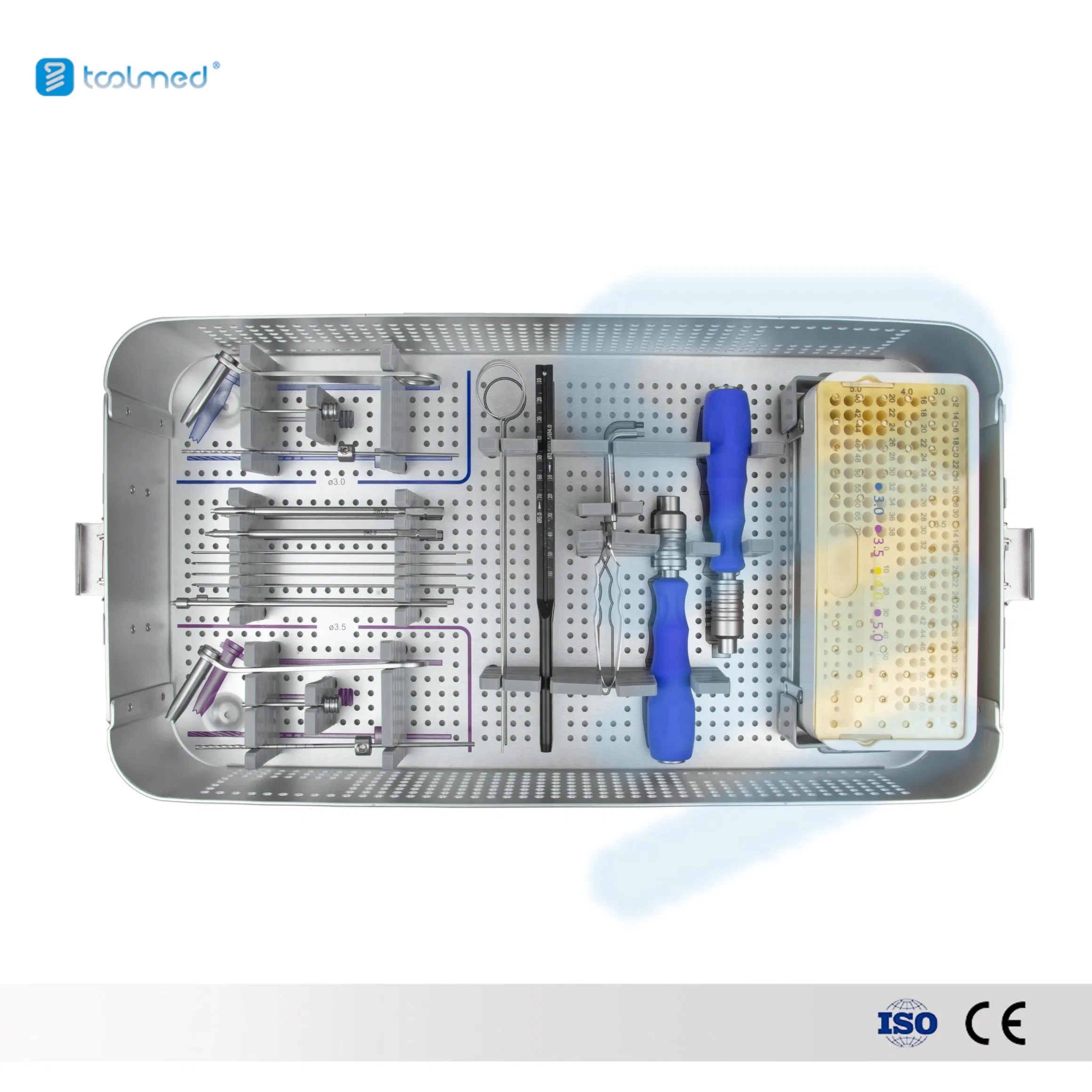 CE Certified Orthopedic Cannulated Headless Compression Screw Instrument Set Essential Essential Orthopedic Surgical Bone