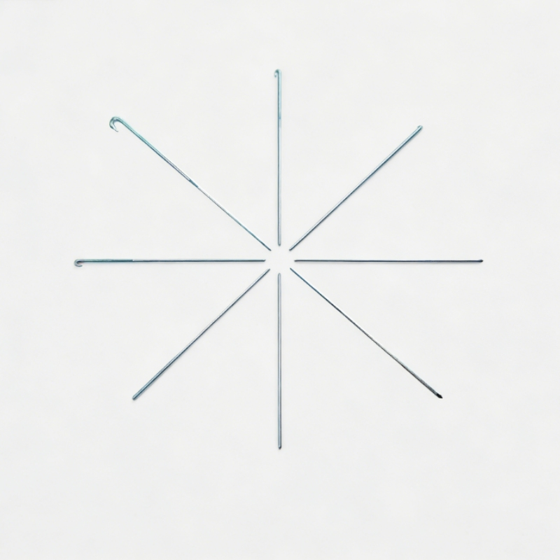 Titanium Alloy Anatomical Hook Guide Pin for Anterior Cervical Plate Fixation Surgery