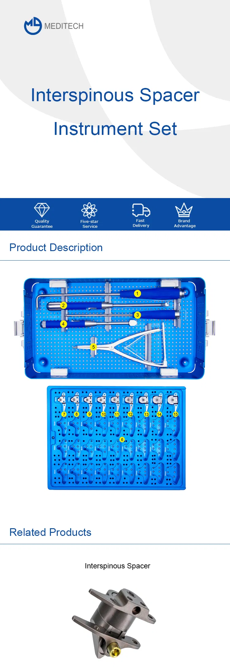 Interspinous Spacer Instrument Set