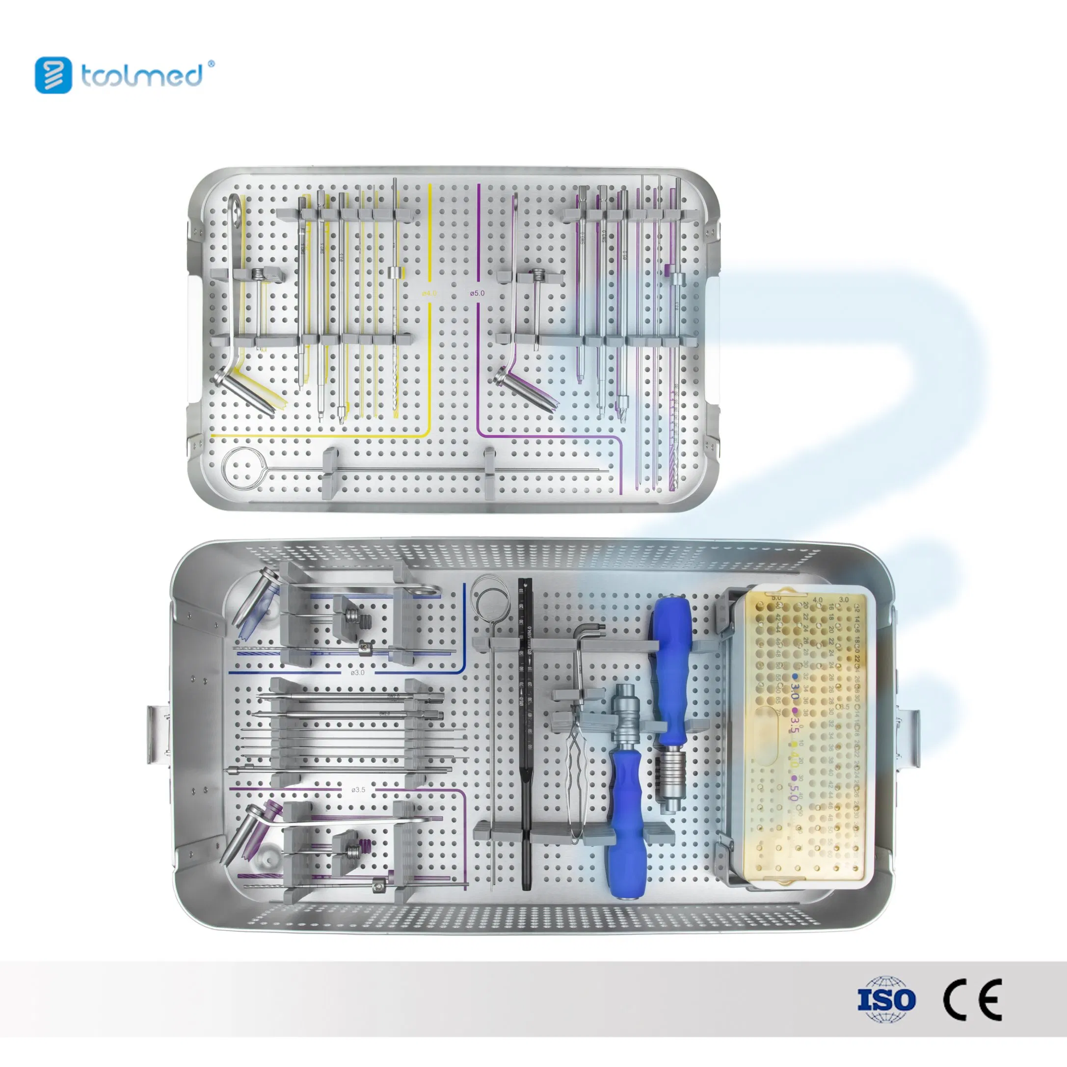 CE Certified Orthopedic Cannulated Headless Compression Screw Instrument Set Essential Essential Orthopedic Surgical Bone