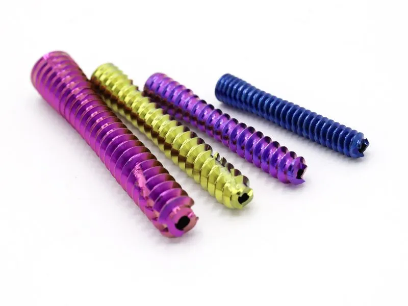 Orthopedic Implants Titanium Medical Bone Screws