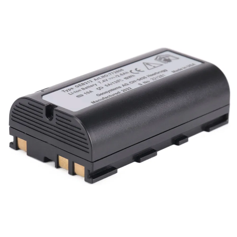 Hot Sale Replacement 7.4V 2600mAh Geb212 Li Ion Battery for Survey Instrument Total Station Ts02 Ts06 Ts09 TPS1200