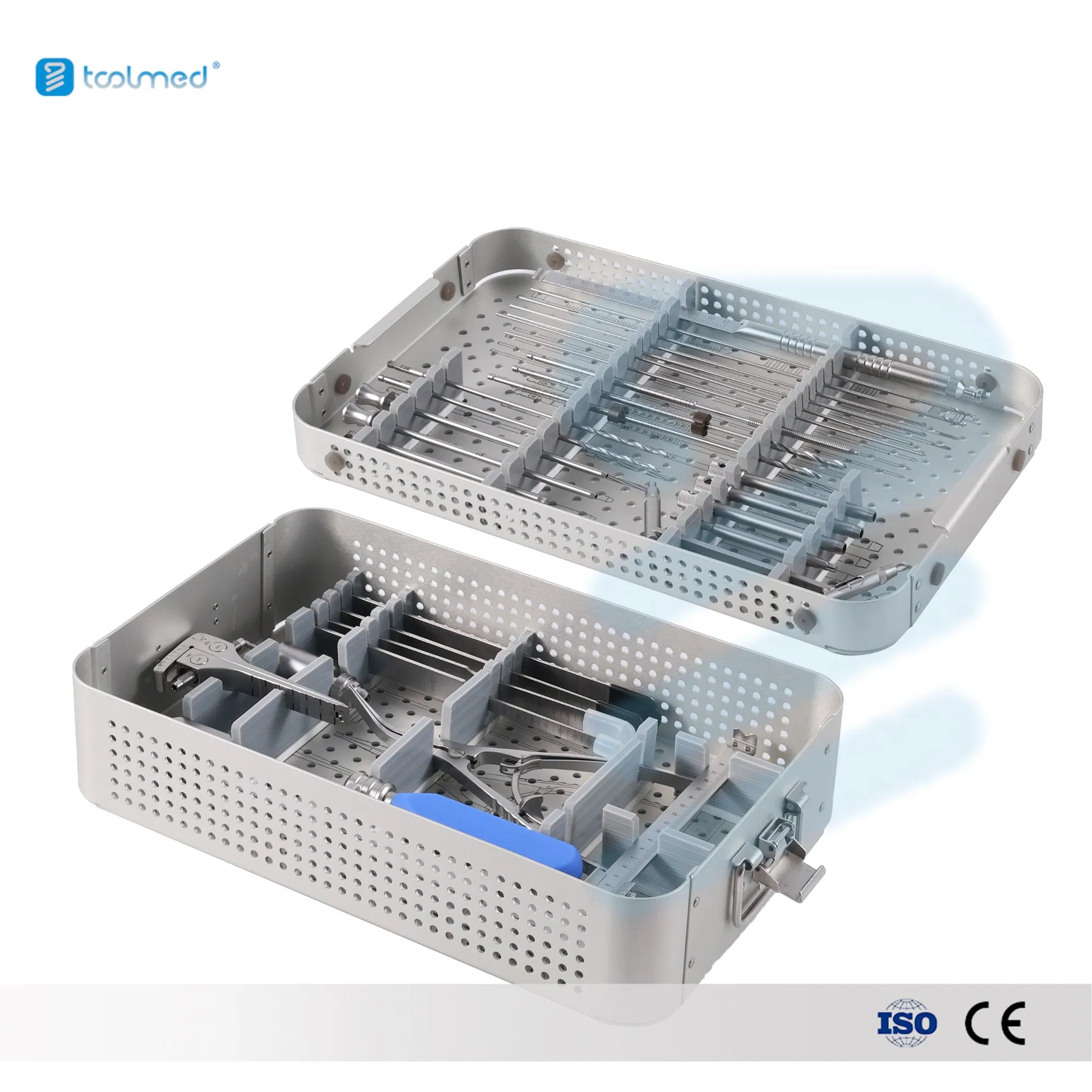 Orthopedic Surgical Instruments Set Medical Osteotomy Locking Plate Titanium System for Bone Cutting &amp; Fixation in Surgery