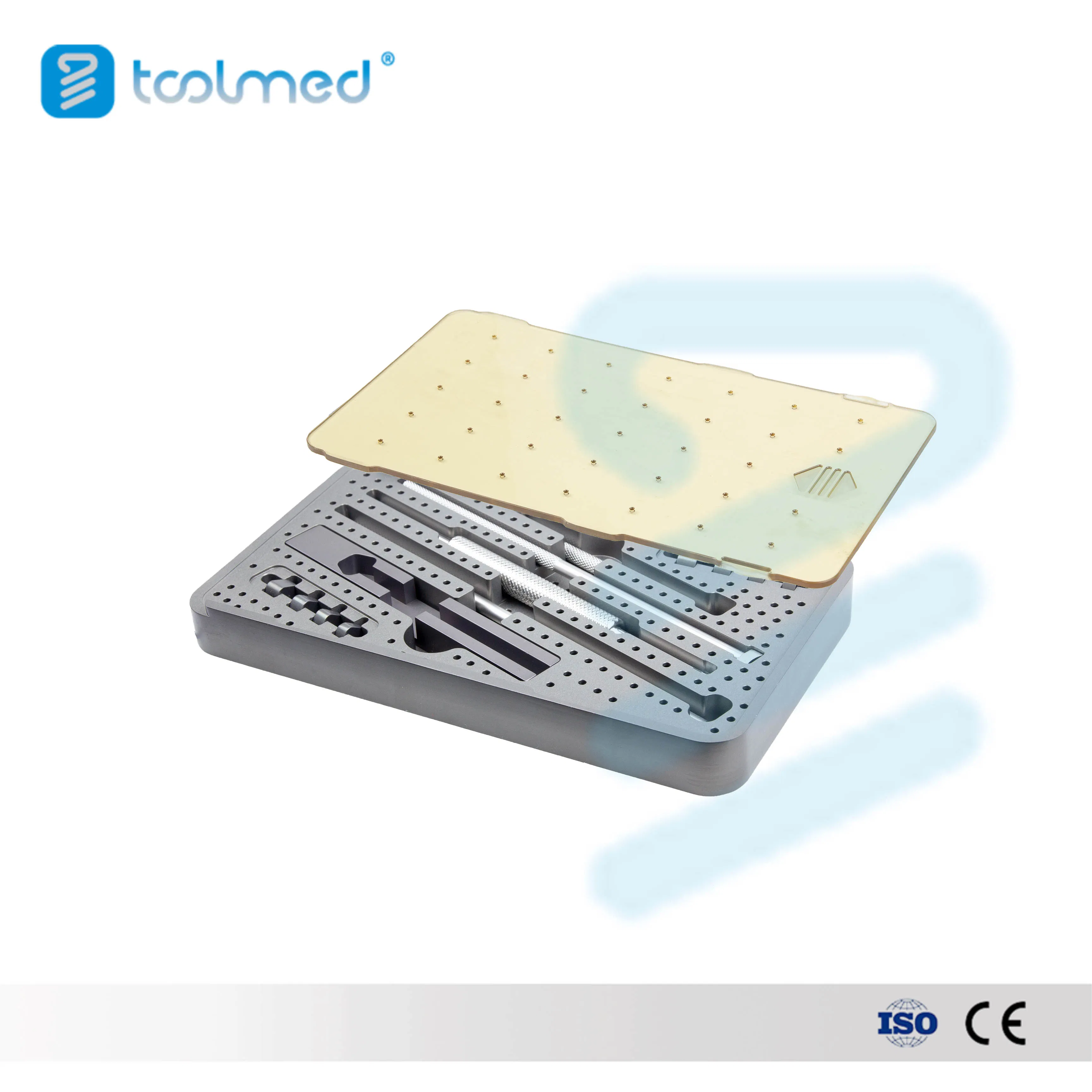 Spinal Cervical Peek Cage Implant Set Orthopedic Surgical Instrument Set