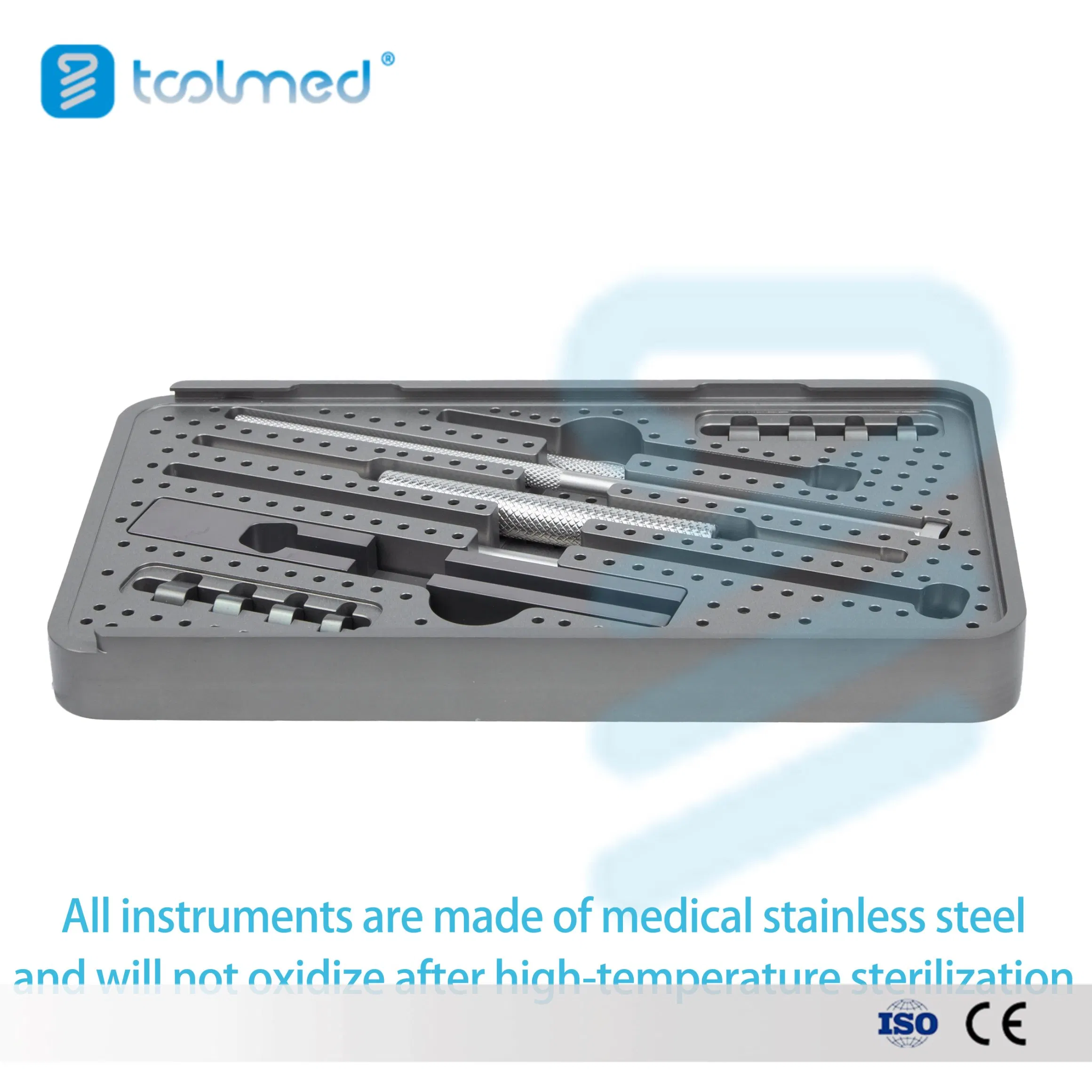 Spinal Cervical Peek Cage Implant Set Orthopedic Surgical Instrument Set