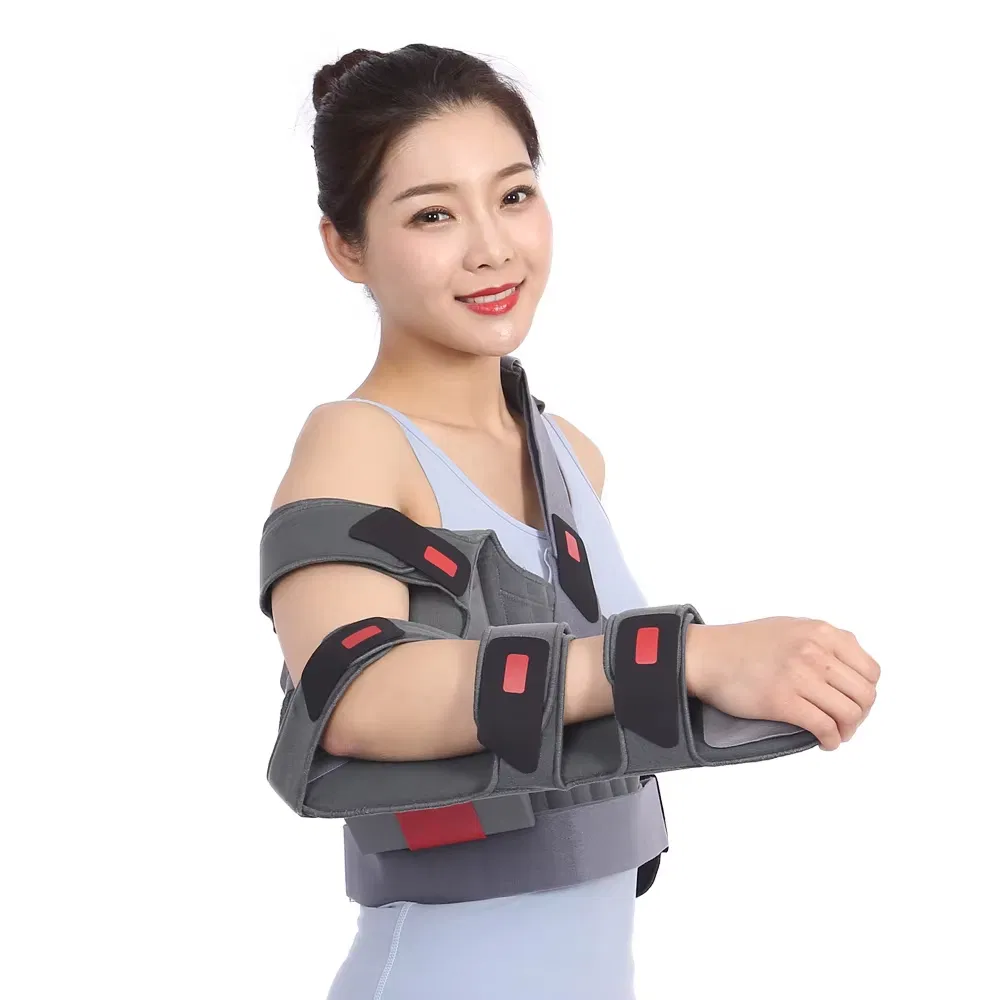 Adjustable Adult Shoulder Abduction Orthosis Arm Sling for Shoulder Tear and Dislocation Rehabilitation Equipment