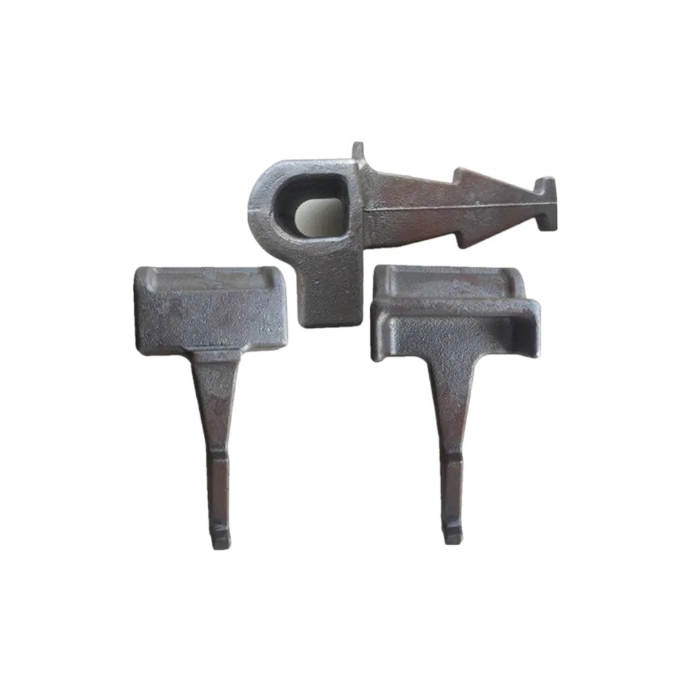 2025 New Arrival Sand Casting Plain Oiled Rail Embedded Part Rail Shoulder