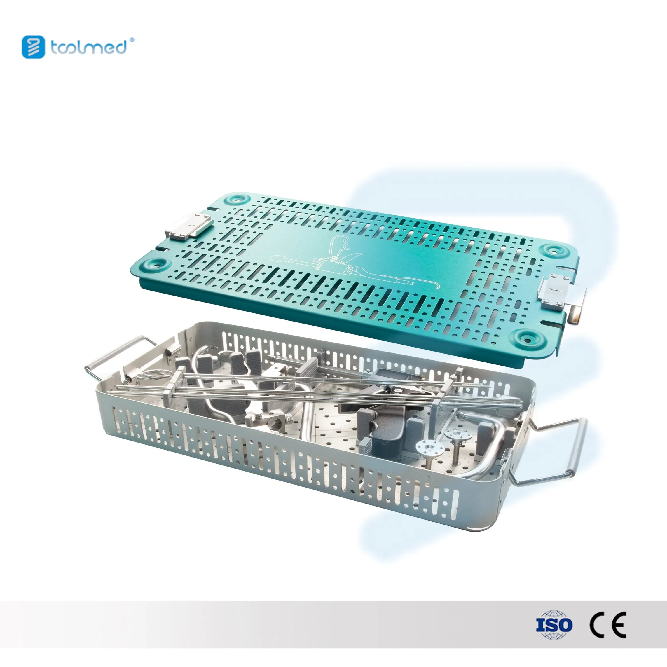 Orthopedic Surgical Instrument Set for Implantation Collinear Reduction Clamp Optimized Bone Surgery Tool
