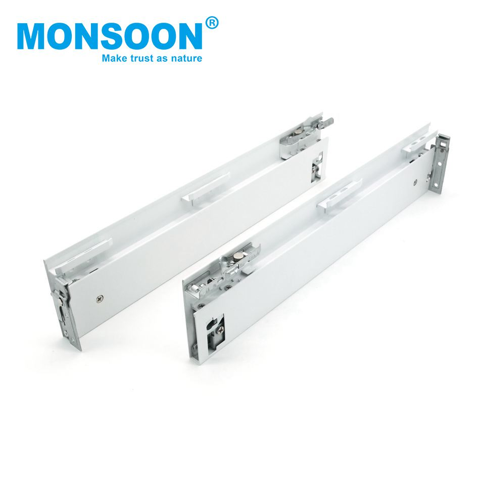 Kitchen Accessories Cabinet Door Undermounted Zinc Plated White Corredera Telescopical Ultbox-Standard Metal Legrabox Drawer System