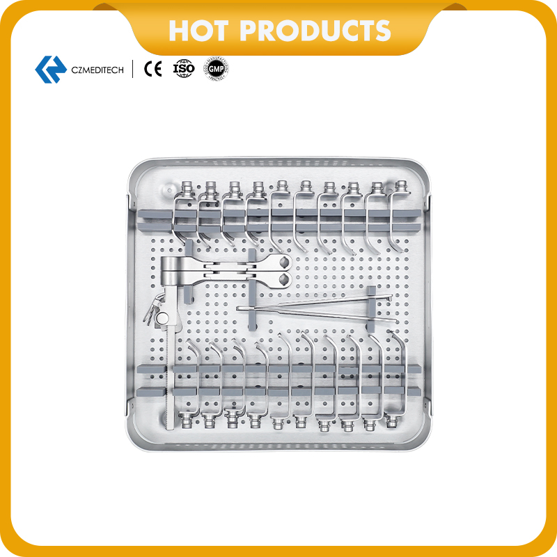 Czmeditech High Quality Orthopedic Surgical Instruments Anterior Cervical Plate System Instrument Set